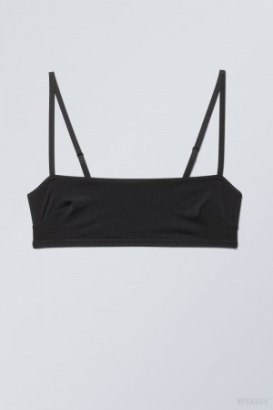 Stanik Weekday Soul Soft Bra Czarne | XFWY2346