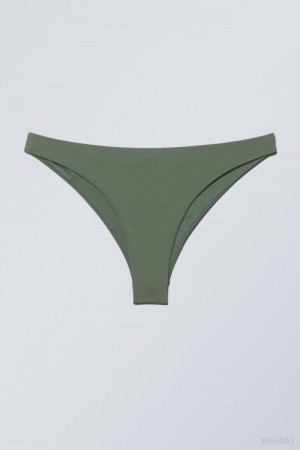 Weekday Brazilian Bikini Bottoms Khaki | SIDO9937