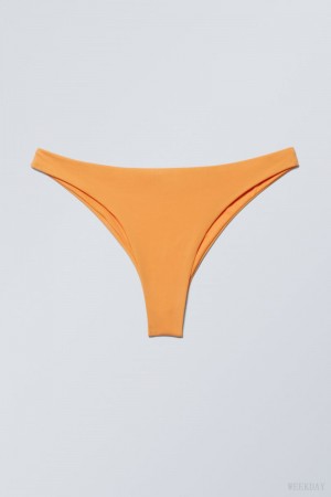 Weekday Brazilian Bikini Bottoms Mango | XDUQ3074
