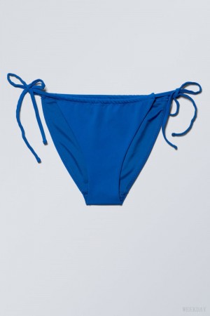 Weekday Breeze String Bikini Bottoms Jasny Niebieskie | XPXG2460