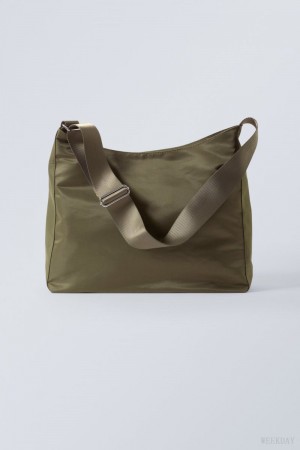 Weekday Carry Bag Khaki Zielone | BLAY1802