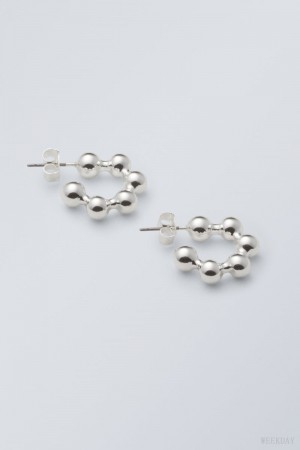 Weekday Dot Hoops Mteal | TFKK5719