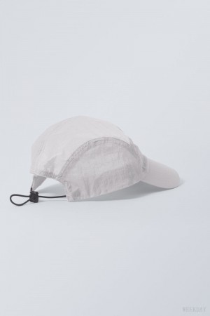 Weekday Essential Sportowe Cap Głęboka Szare | RFUG1812