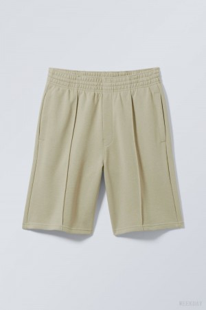 Weekday Ken Terry Lekkie Shorts Khaki | VXTU6812