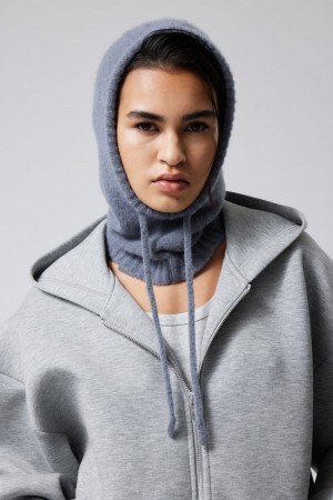 Weekday Lotta Hood Niebieskie | KSFX5703