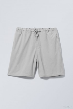 Weekday Parachute Loose Shorts Szare | IWWR9111