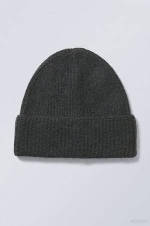 Weekday Pow Beanie Charecoal | YHEM1066
