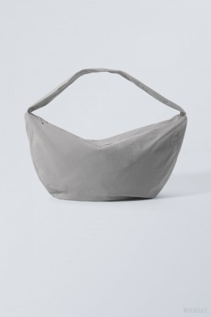 Weekday Samir Crossbody Bag Szare | LHIL1475