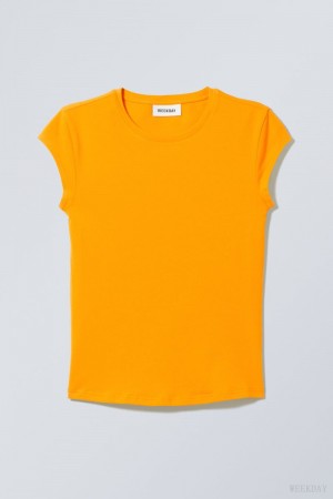 Weekday Slim Fitted Top Mango | JRWZ2998