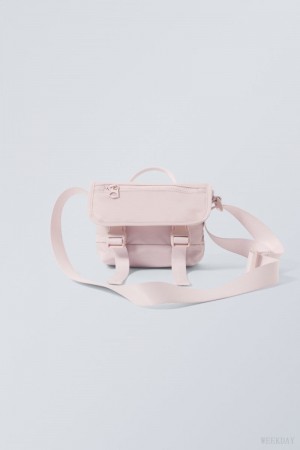 Weekday Tiny Messenger Bag Różowe | SSCO6521