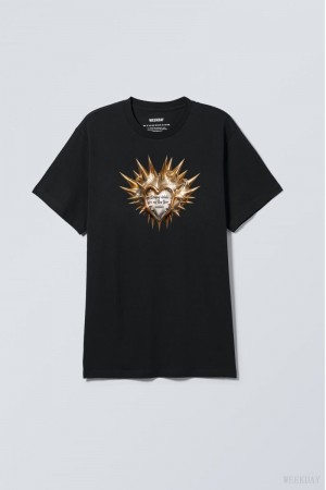 Weekday Zeitgeist T-shirt W.52 STAY DELULU | RLXK7978