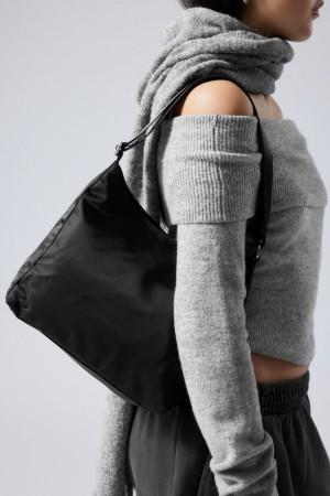 Weekday Zoe Bag Czarne | KBHU9320