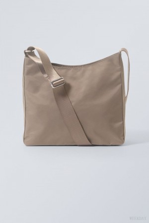 Weekday Zoe Bag Dusty Mole | LOGT7881